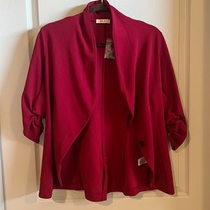 Womens Lightweight wine red blazer